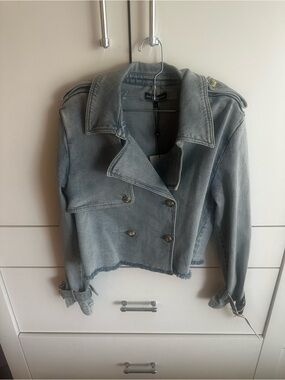 Camilla denim trench jacket